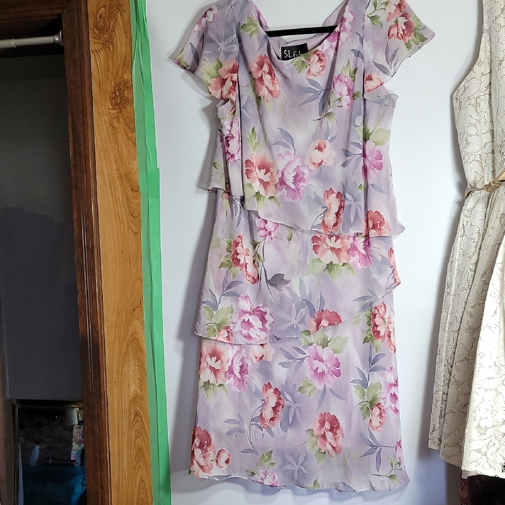 Floral Layered Dress